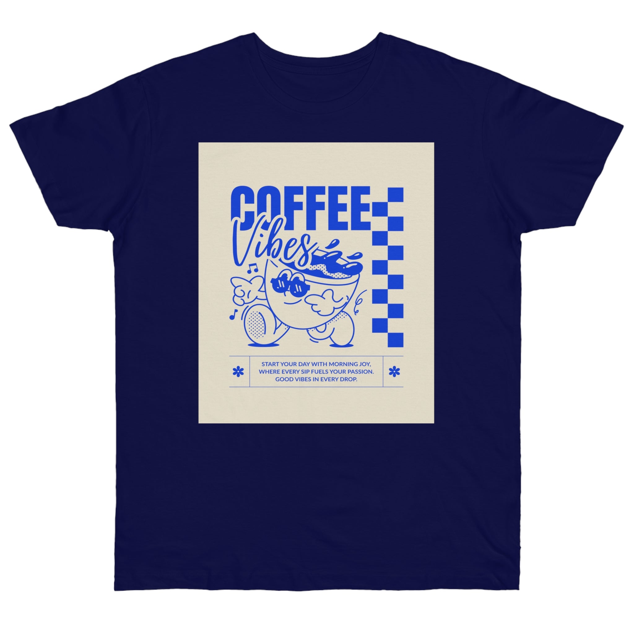 Camiseta Coffee Vibes: CoffeeLovers Collection.
