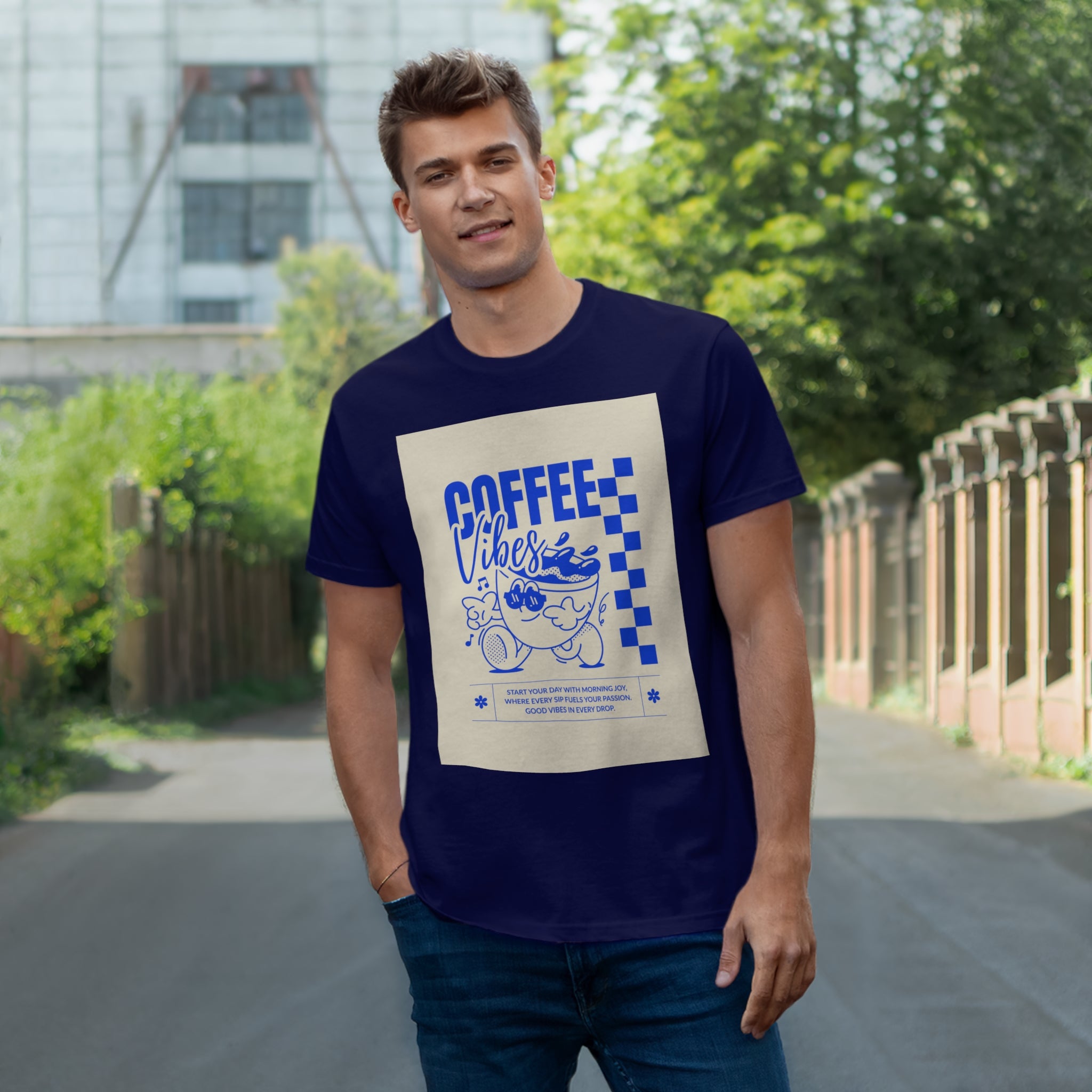 Camiseta Coffee Vibes: CoffeeLovers Collection.