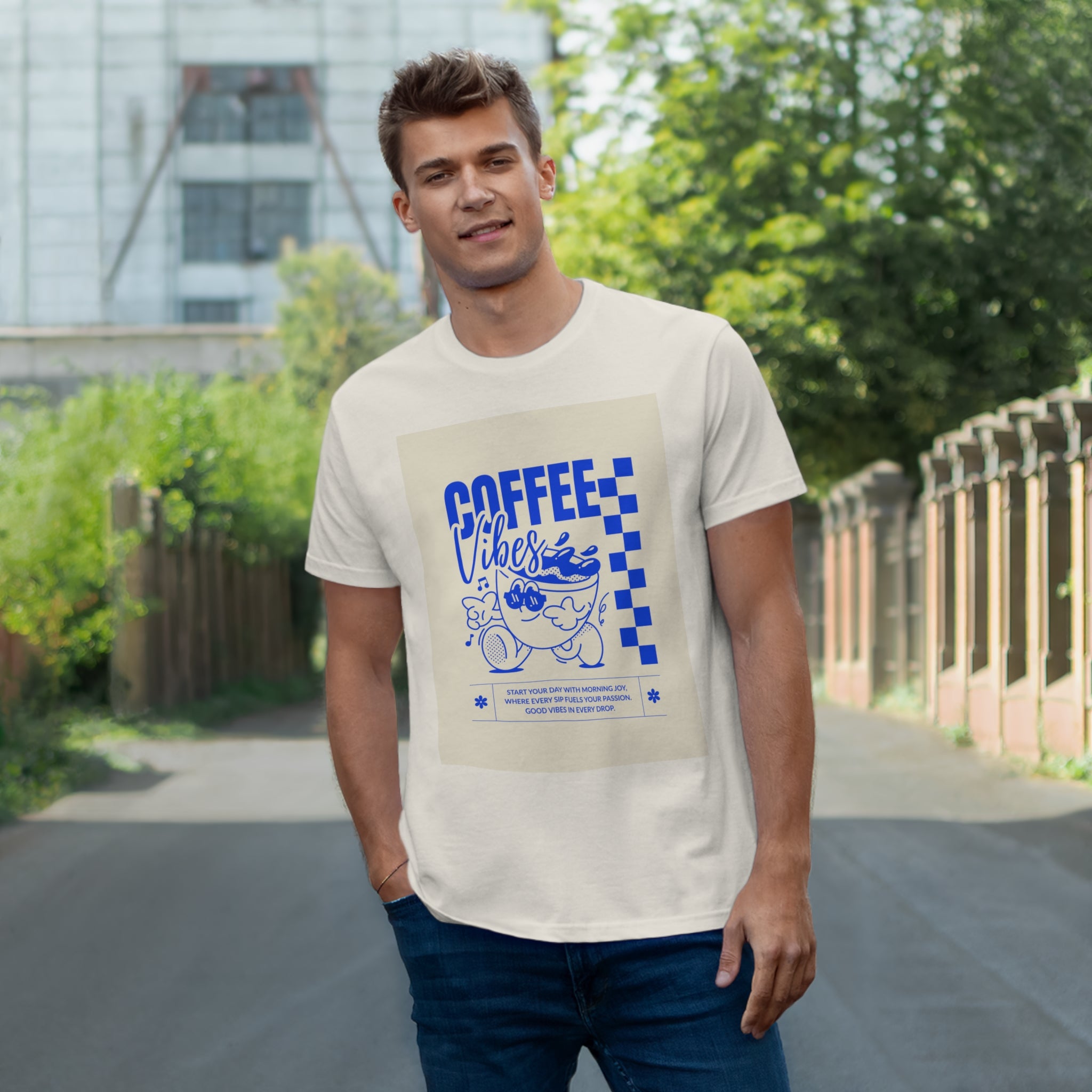 Camiseta Coffee Vibes: CoffeeLovers Collection.