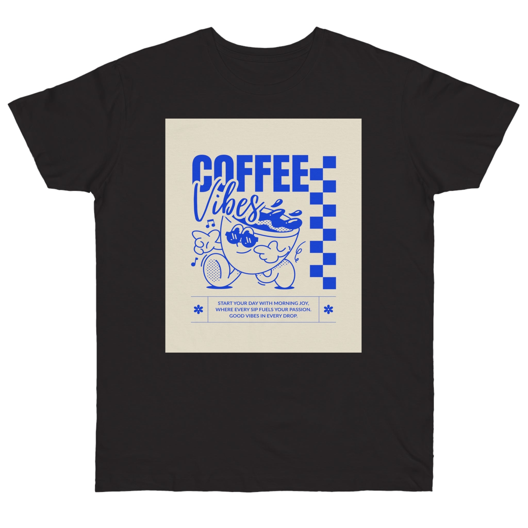 Camiseta Coffee Vibes: CoffeeLovers Collection.